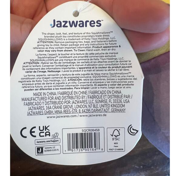 NWT Squishmallow, Lafi the Llama, School Cardigan, 8" - Picture 5 of 6